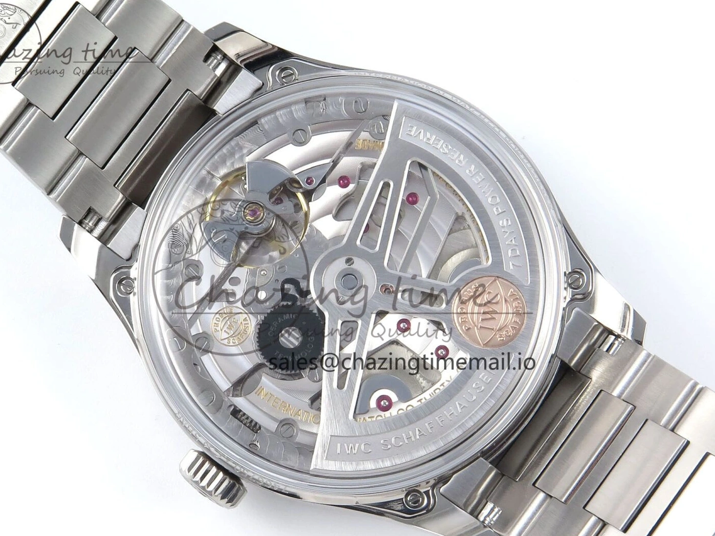 MIROTIME 0112 Portugieser Auto IWC0562C APSF 1:1 Best Edition White Blue Dial on SS Bracelet A EasyCare 6992